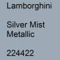 Preview: Lamborghini, Silver Mist Metallic, 224422.